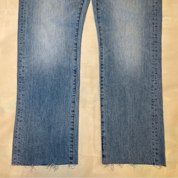 MOTHER- High Waisted Hiker Hover Jeans Light Wash Slay It With Flowers Size 26 - Picture 5 of 10